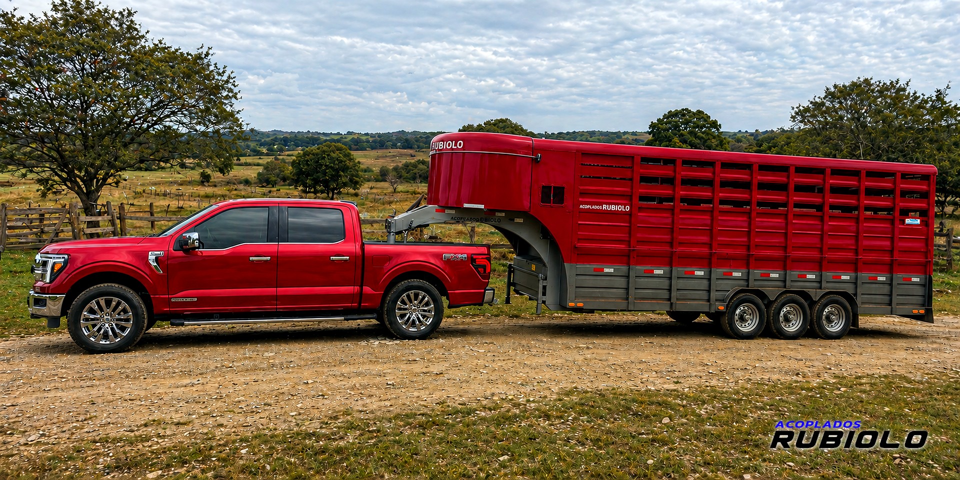 Trailer Semirremolque Homologado para caballos Estilo Americano (JA1024-S) - Imagen 3