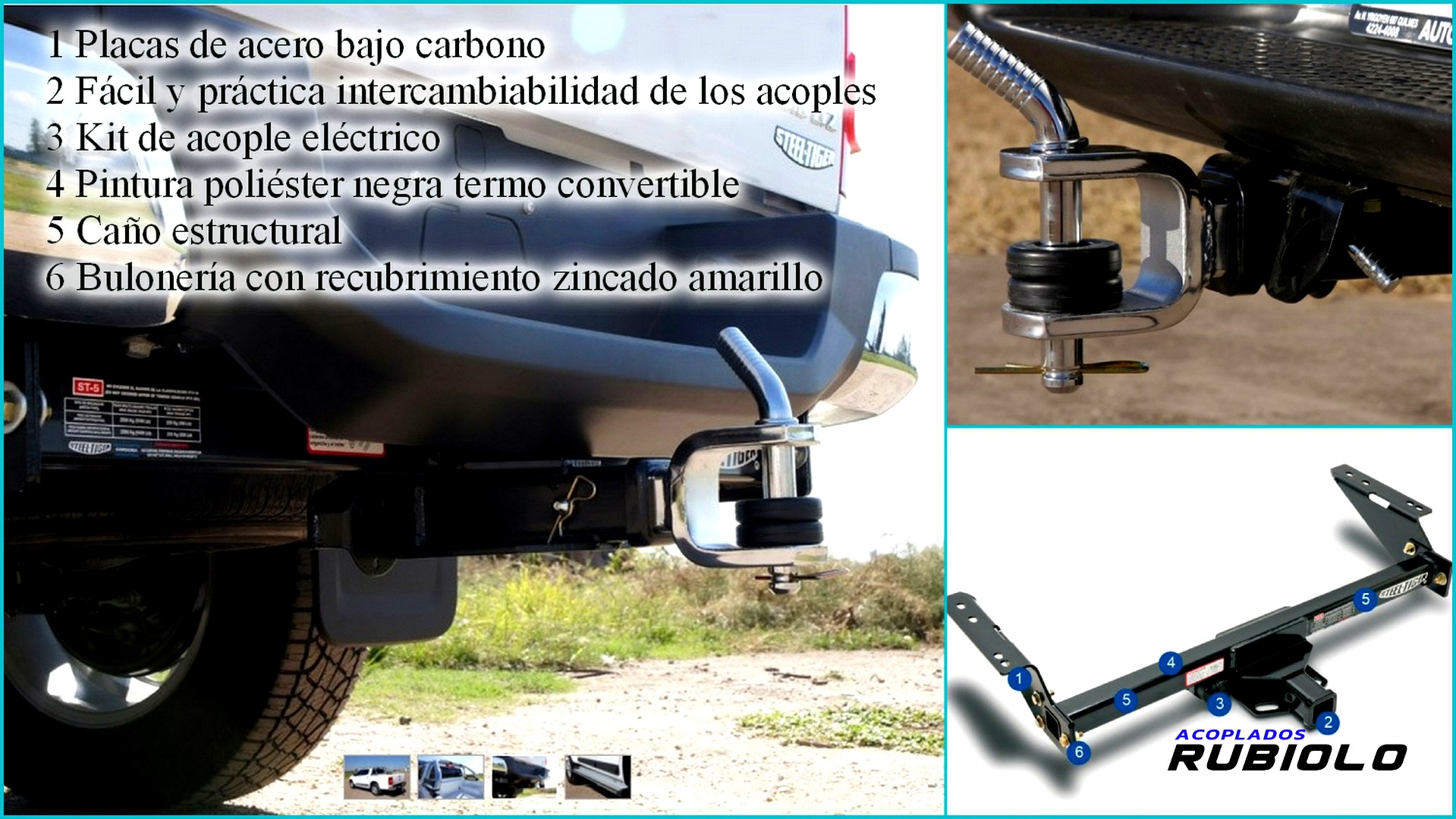 Enganche Reforzado para camioneta. (OP1145)