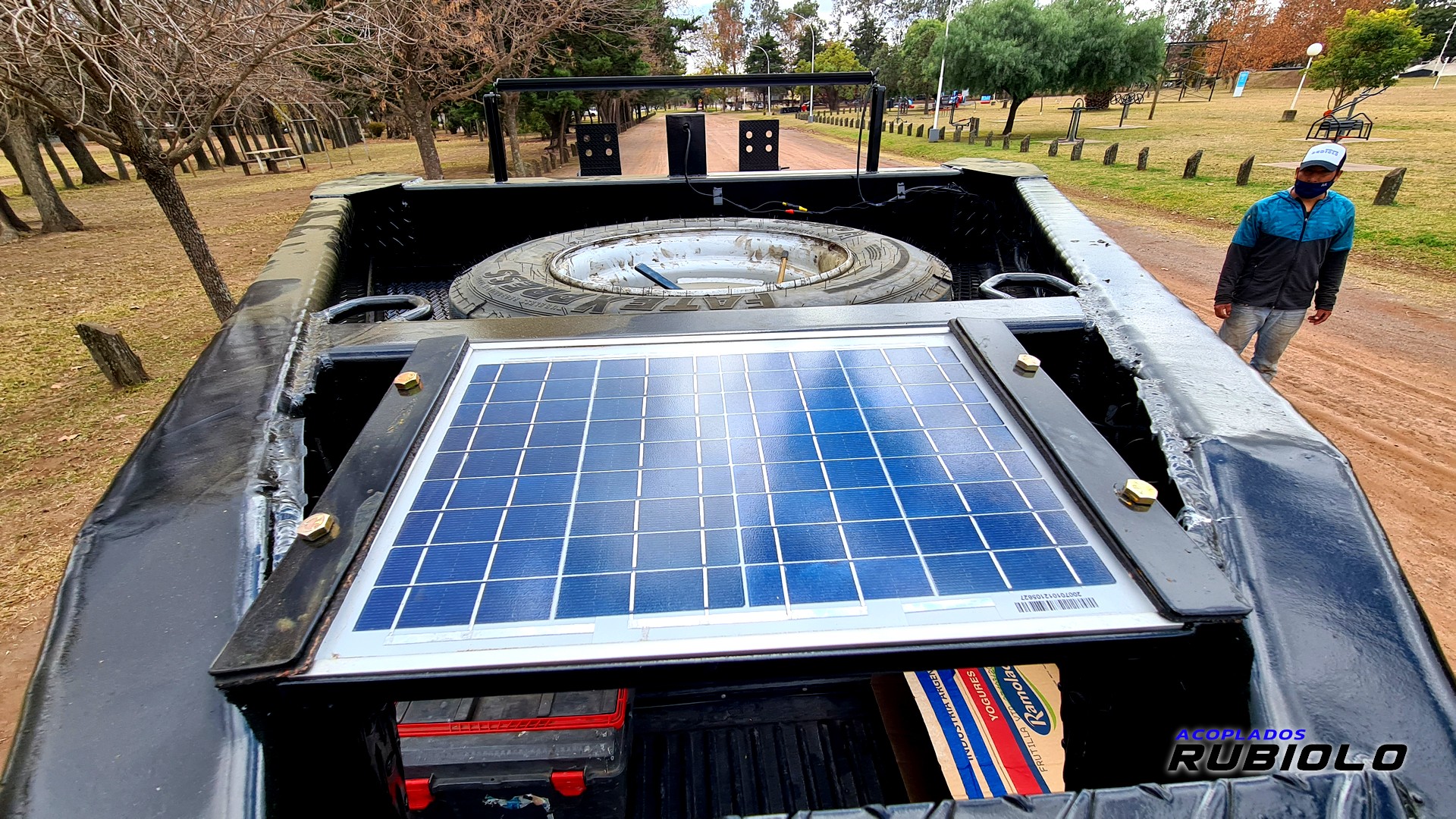 Kit cargador solar para batería (OP1220)