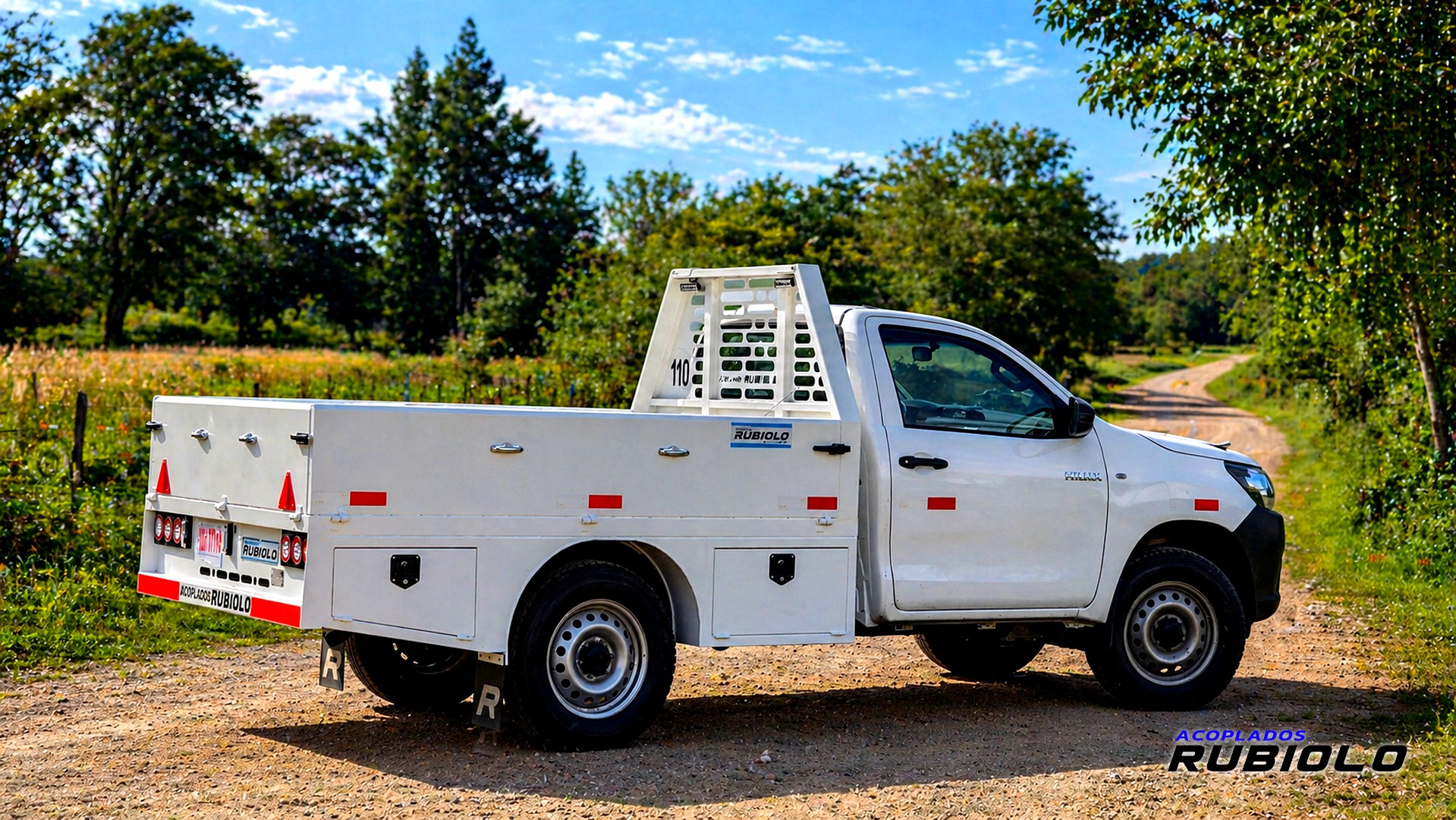 Carrocería Americana de trabajo para Camionetas SIMPLE CABINA. (CC1006)