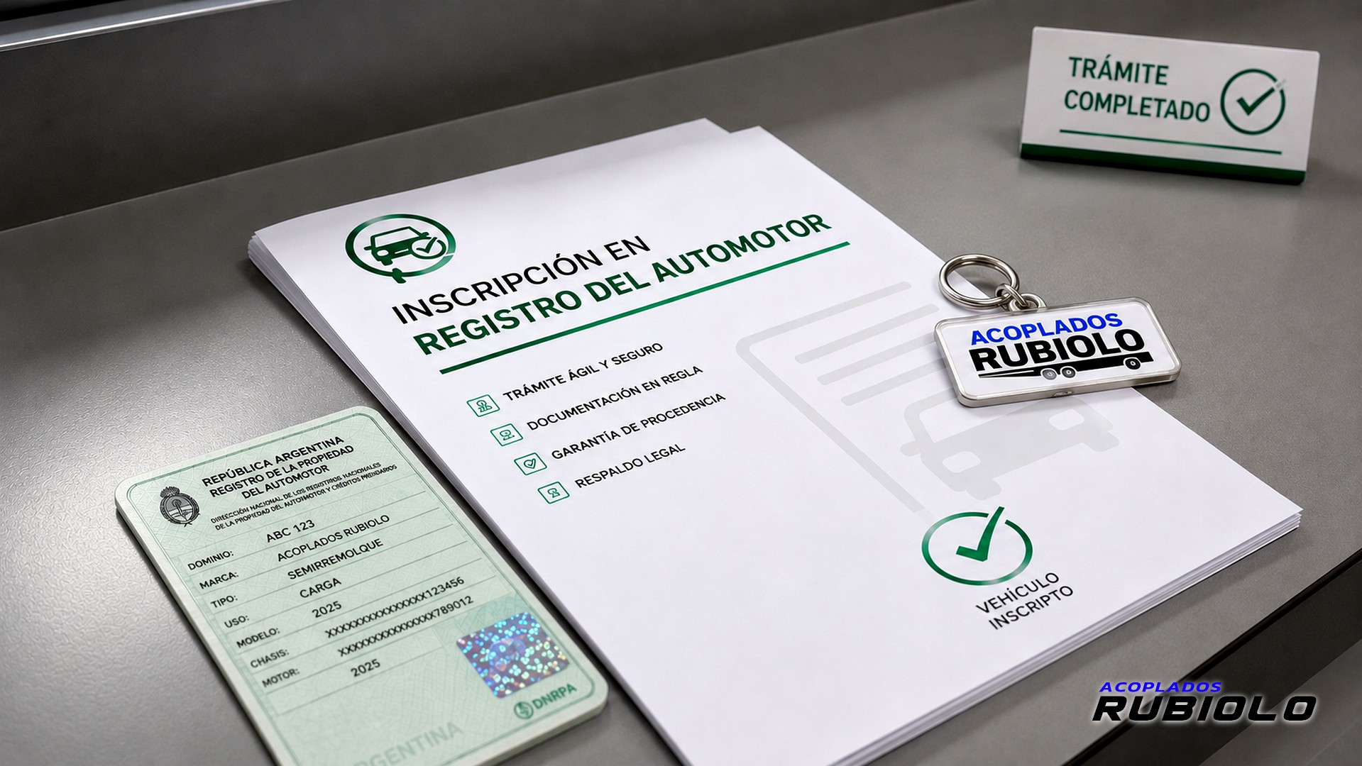 Inscripción en Registro del Automotor (OP1268)