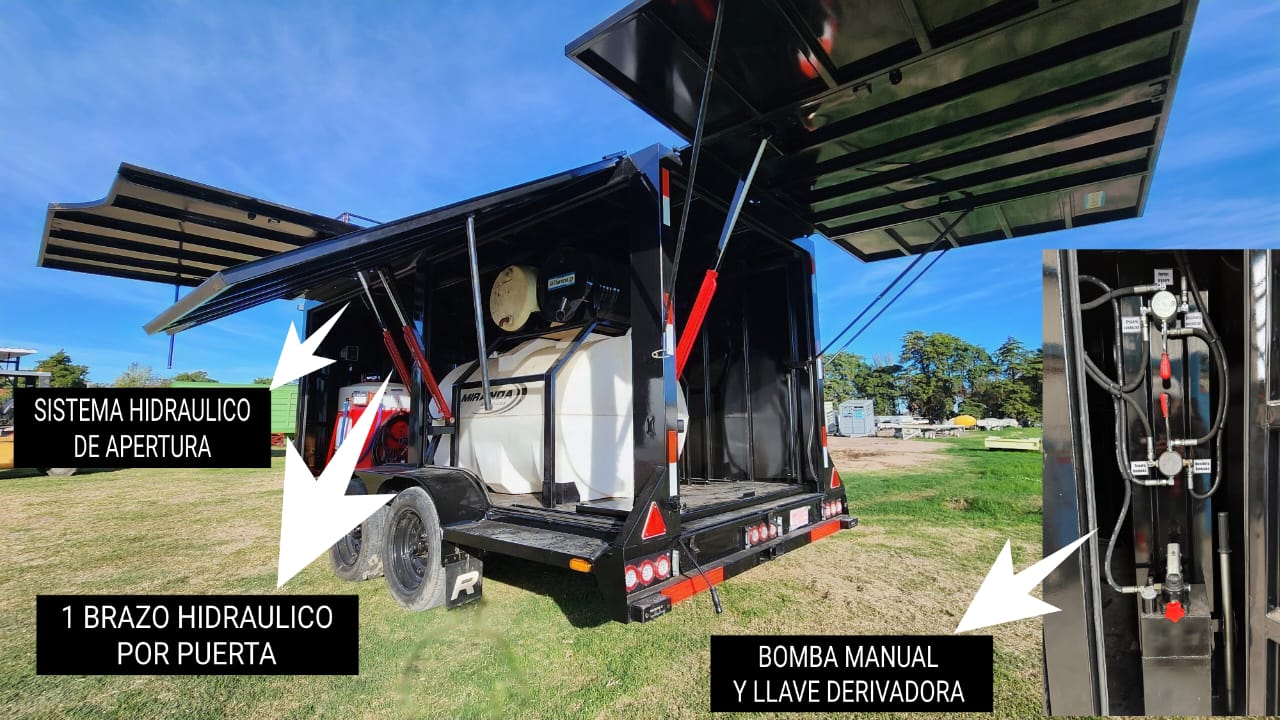 Sistema Hidraulico de apertura y elevacion de puertas (para las 3 puertas). (OP1239)